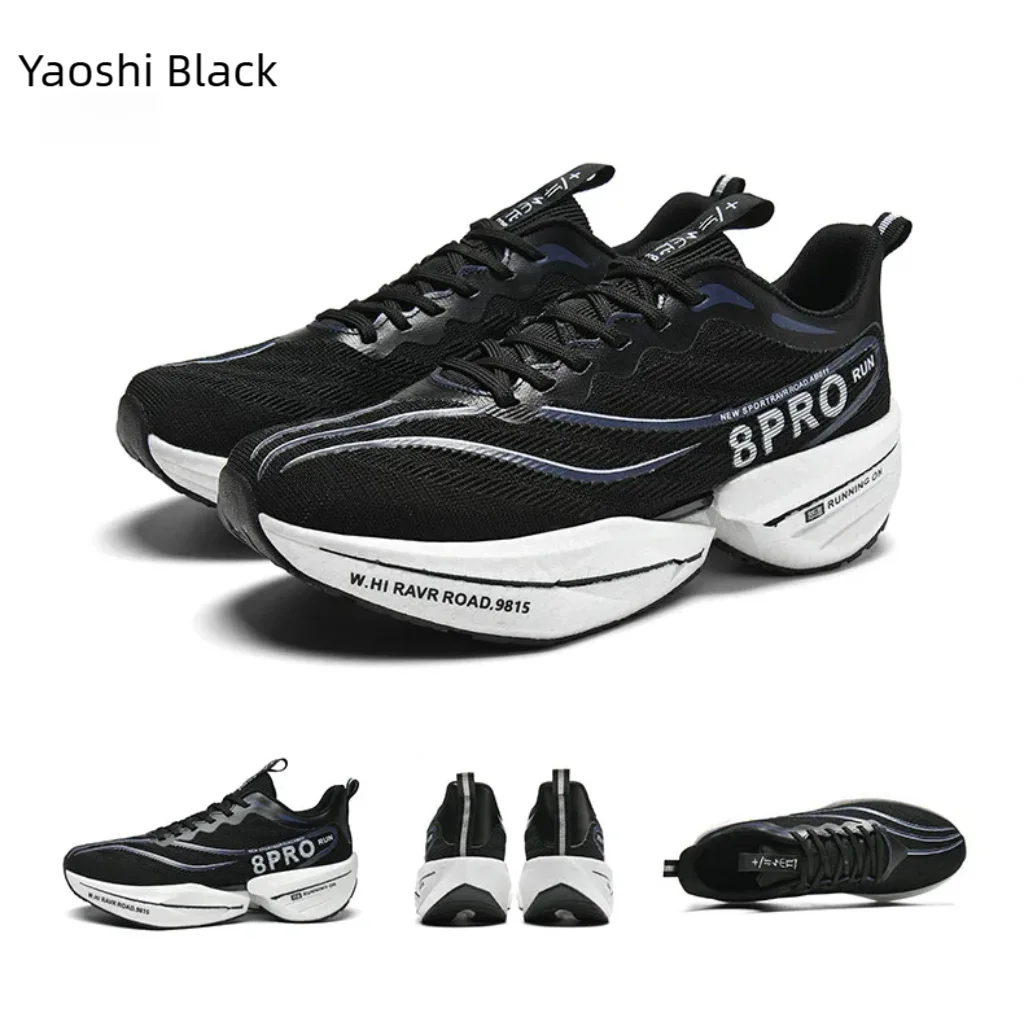 B-READY NEW Sports Running Shoes 2026 Men and Woman Marathon Breathable Comfortable Women Athletic Training Outdoor Sneakers Air Cushion Carbon Plate