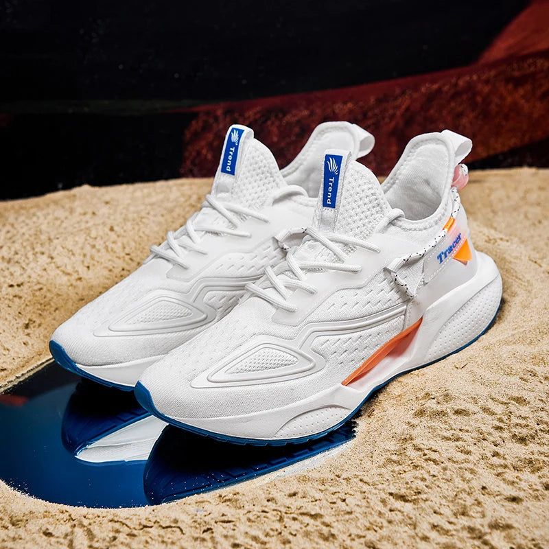 B-READY Marathon Men Running Shoes German High Quality Lightweight Mesh Thick-soled Men's Shoe Sports Shoes Fashionable Lace Up Casual Sneakers 2026