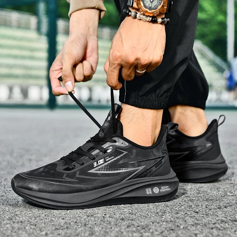 B-READY Marathon Sport Running Shoes Men And Woman Waterproof Sneakers Men Non-slip Jogging Men's Shoes Outdoor Casual Walking Shoes Male Footwear