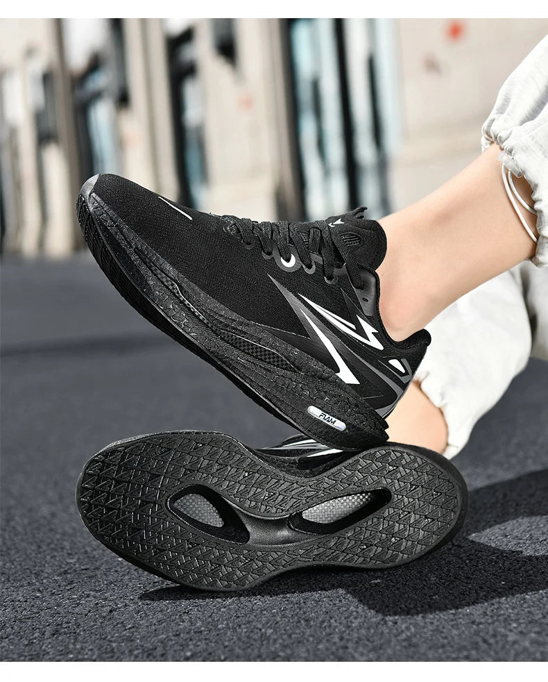 B-READY New Marathon Air Cushion Men Running Shoes Breathable marathon Sports light weight Sneakers Women's Comfortable Athletic Training German Quality