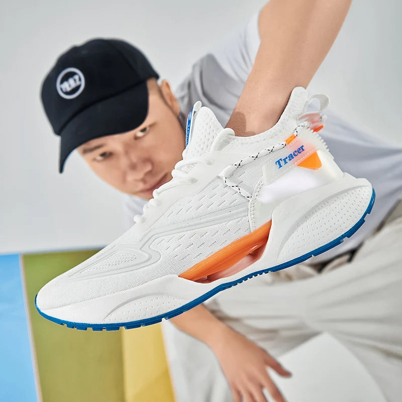 B-READY Marathon Men Running Shoes German High Quality Lightweight Mesh Thick-soled Men's Shoe Sports Shoes Fashionable Lace Up Casual Sneakers 2026