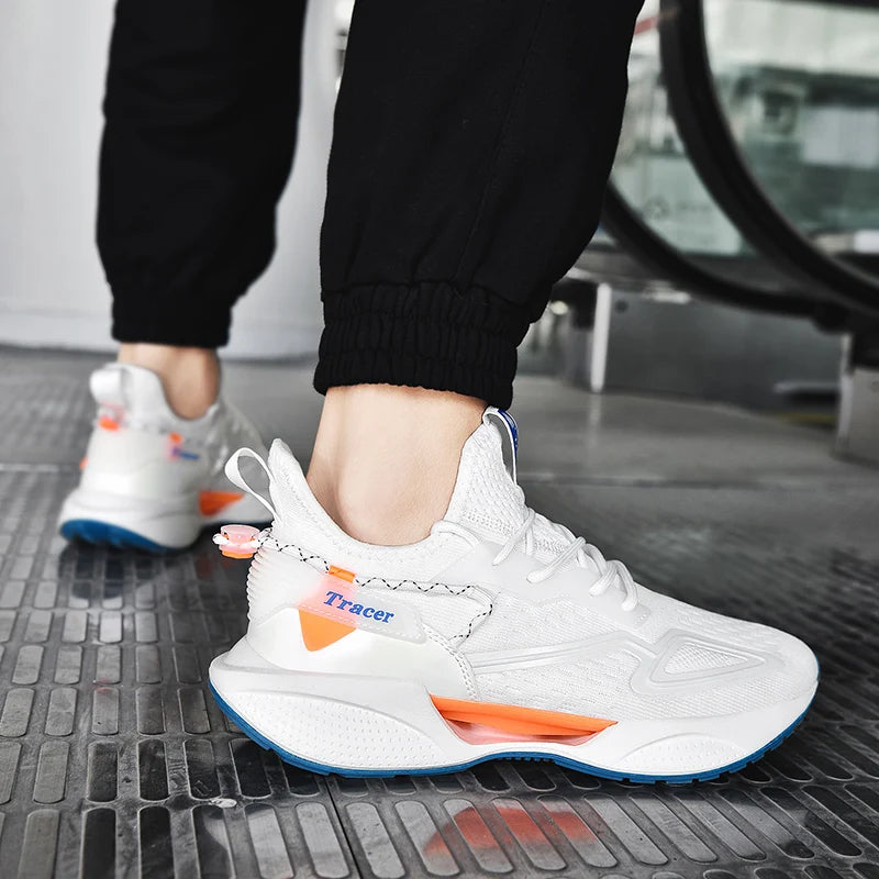 B-READY Marathon Men Running Shoes German High Quality Lightweight Mesh Thick-soled Men's Shoe Sports Shoes Fashionable Lace Up Casual Sneakers 2026