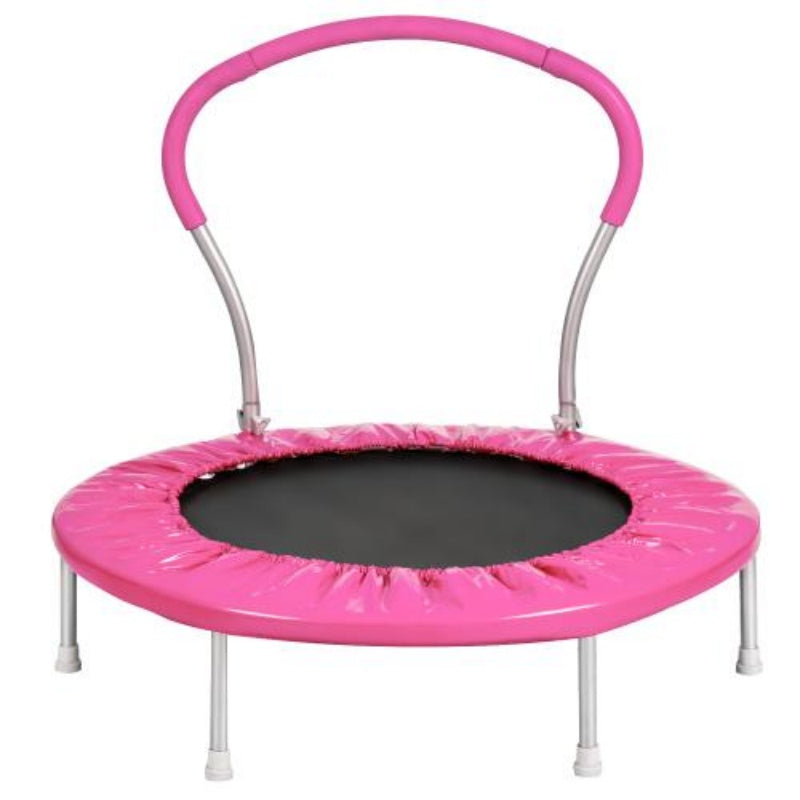 B-READY Metal Construction Trampoline With Handles. Suitable For Outdoor Children And Family Activities. Durable Design.