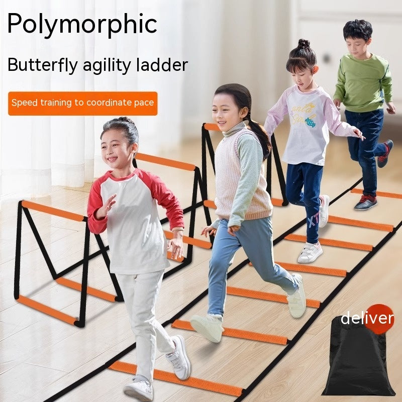 B-READY Multi Functional Butterfly Agile Ladder Children's Physical Fitness Equipment