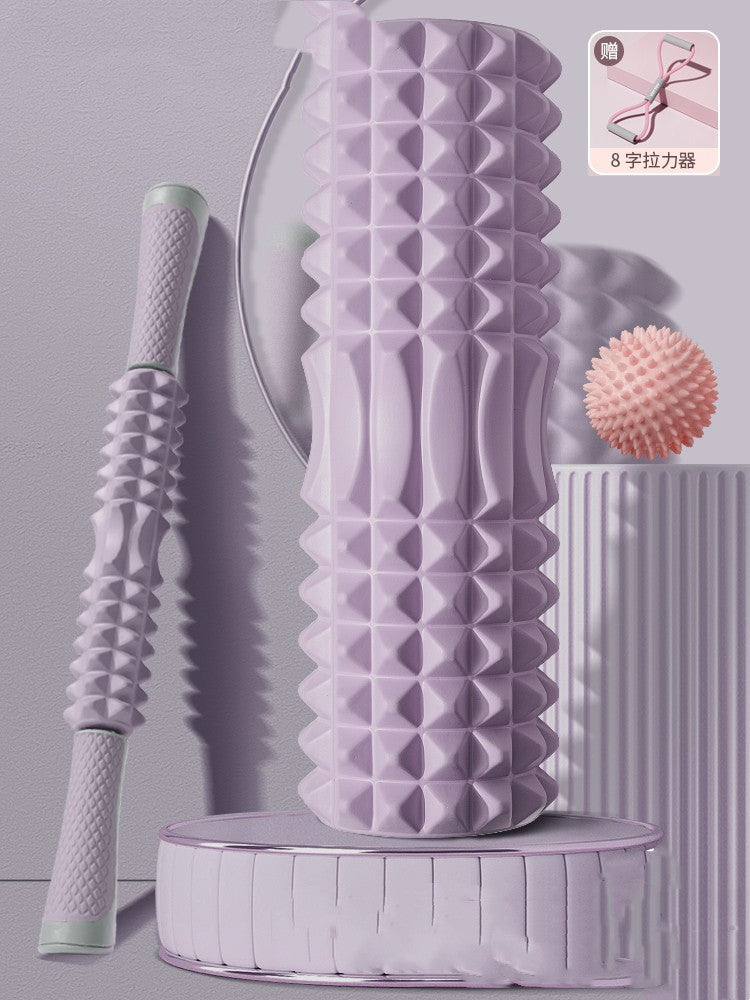 B-READY 26 Foam Shaft Roller Mace Yoga Supplies Massage Shaft Yoga Post including 12 Month Yoga Course