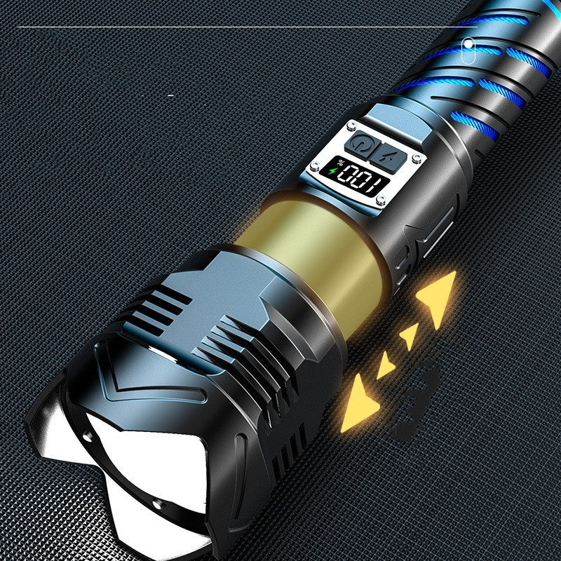 B-READY Self Defense Protection Security Aluminum Alloy Zoom Digital Display Flashlight smart 250000W Electro Shocker B-PREPARED 2026