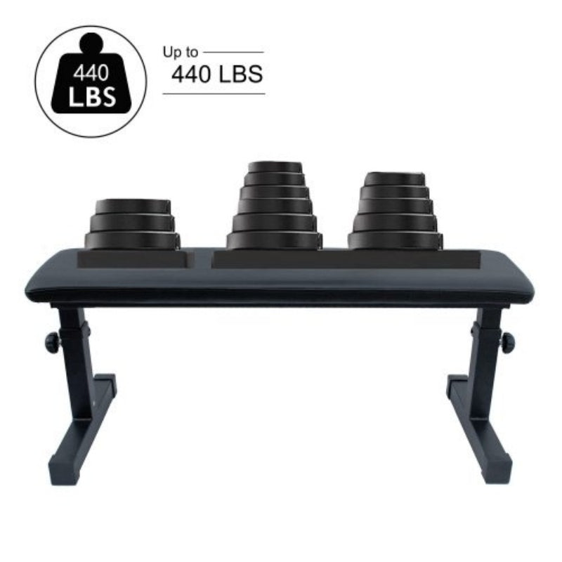 B-READY 26 Home Flat Dumbbell Bench Comfortable Design Home Fitness Strength Training Bench