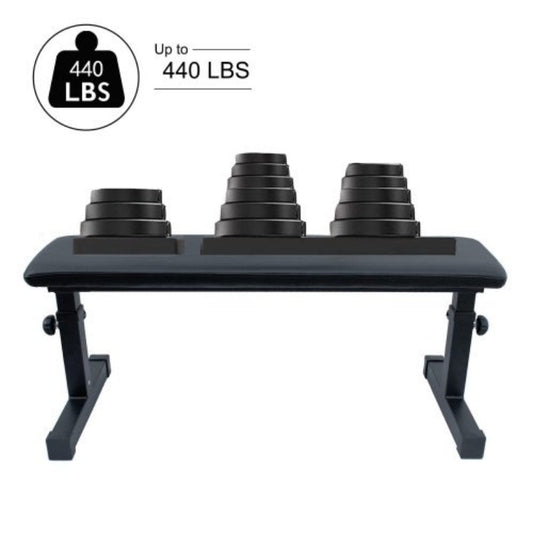 B-READY 26 Home Flat Dumbbell Bench Comfortable Design Home Fitness Strength Training Bench