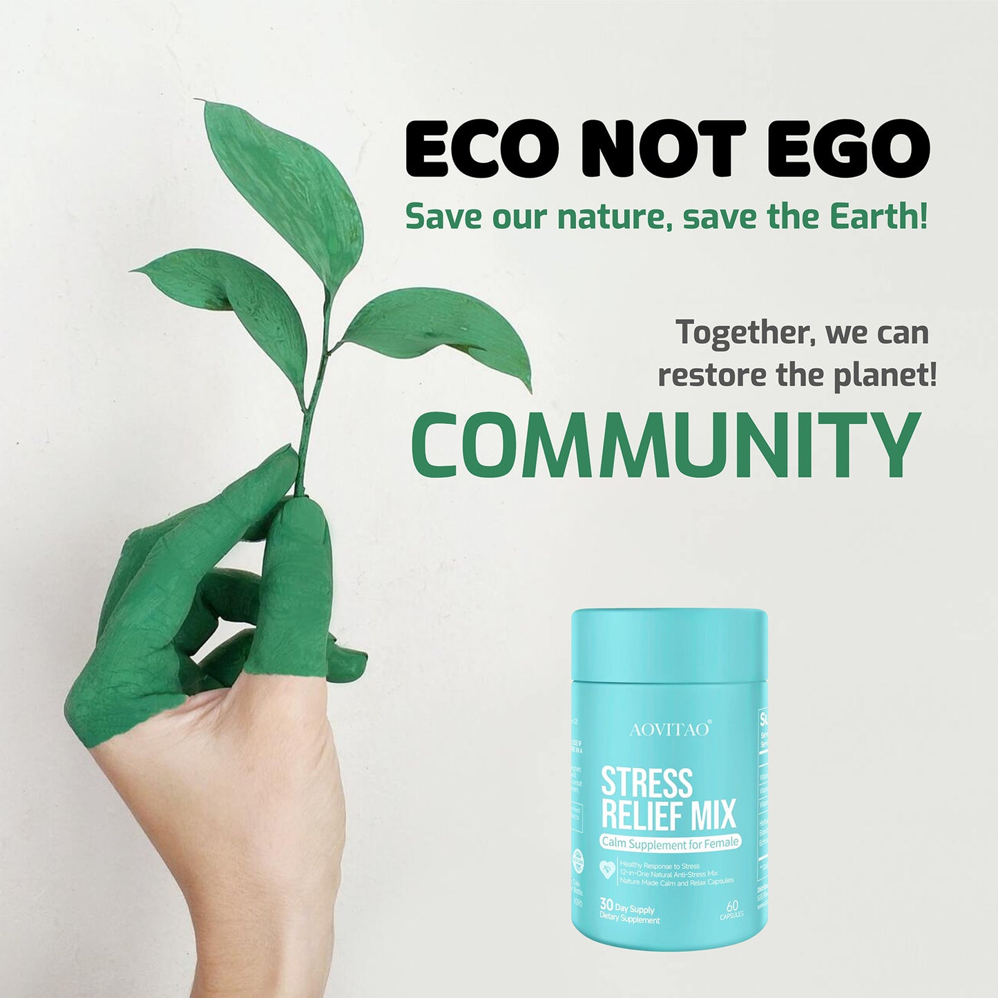 B-READY Ashwagandha For Women Supplement With L-Theanine Magnesium, Stress Relief, Focus And Relaxation Support Anxiery Pill