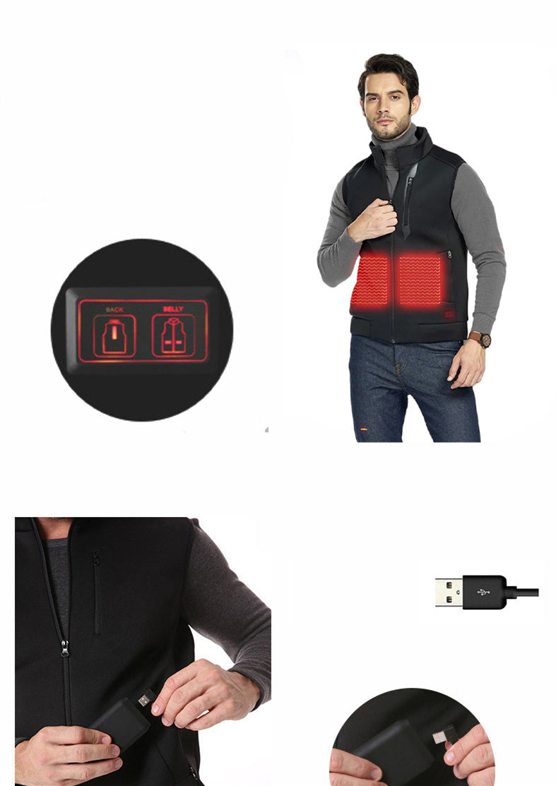 B-READY smart Protective Clothes USB Electric Heating Graphene Intelligent Autumn And Winter Protective Vest B-PREPARED 2026