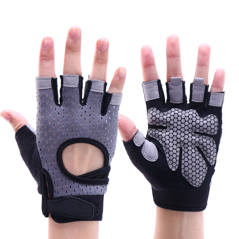 B-READY Gym Fitness Gloves unisex Men And Women Dumbbell Equipment Horizontal Bar Exercise Wristband