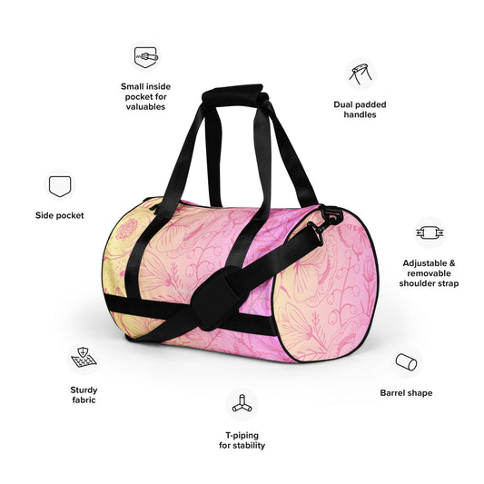 B-READY Anacotte Flora Gym Duffle Bag