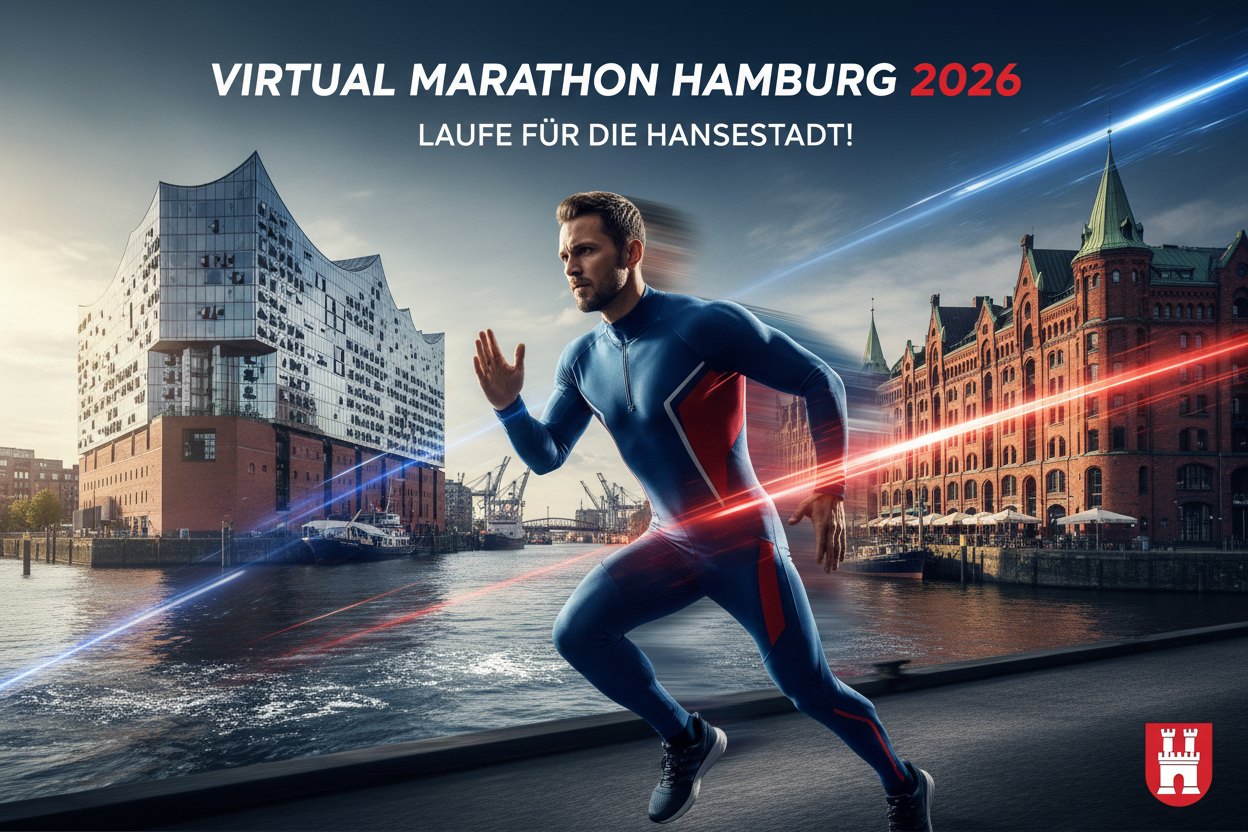 B-READY26.COM 🏃 Virtual Marathon Hamburg 2026 - Laufe für die Hansestadt!