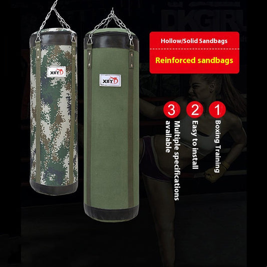 B-READY ready to fight Canvas Hanging Boxing Sandbag Training Equipment