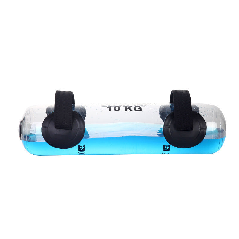 B-READY Home Gym Transparent Cylindrical Weight-bearing Fitness Water Dumbbell Fitness Exercise Training Weightlifting Equipment