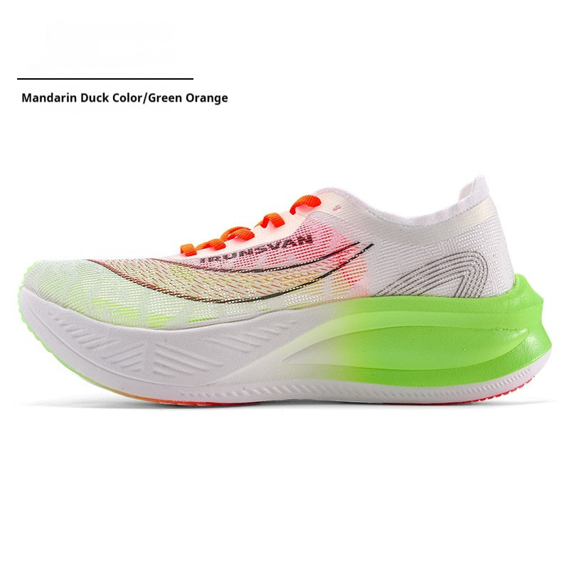 B-READY Running Shoes for First Marathon Training Nylon Carbon Plate Marathon Shock-absorbing Training Running Shoes