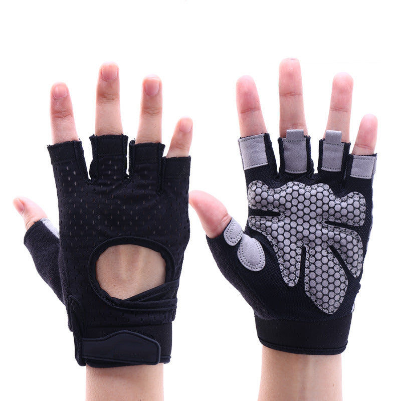B-READY Gym Fitness Gloves unisex Men And Women Dumbbell Equipment Horizontal Bar Exercise Wristband