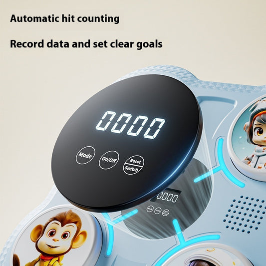 B-READY Kids Fun Smart Music Boxing Machine Home Electronic Wall Target Children's Fitness Sanda Reaction Training Equipment