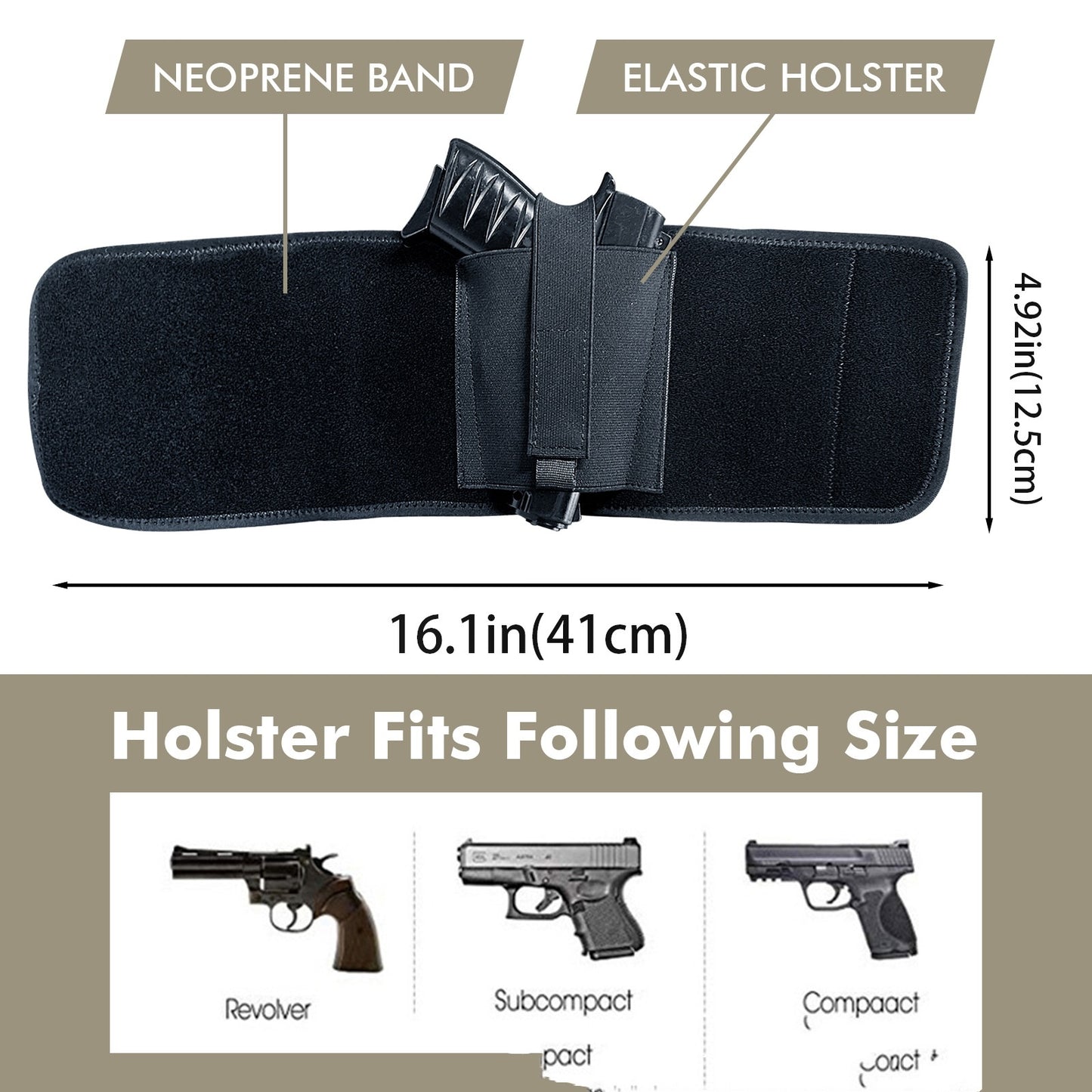 B-READY Convenient Invisible Tactical Leggings Ankle Holster B-PREPARED 2026