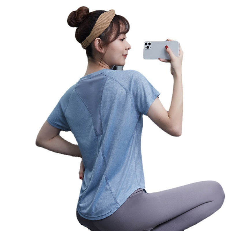 B-READY Woman Gym Running Training Loose T-Shirt