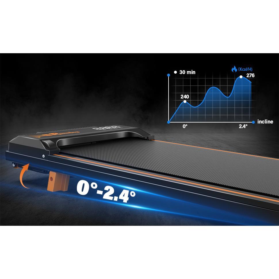 B-READY Home Treadmill With Remote Control, Easy-to-move Wheels, Display Screen, Three-level Incline, Suitable For Indoor Exercise And Aerobic Exercise