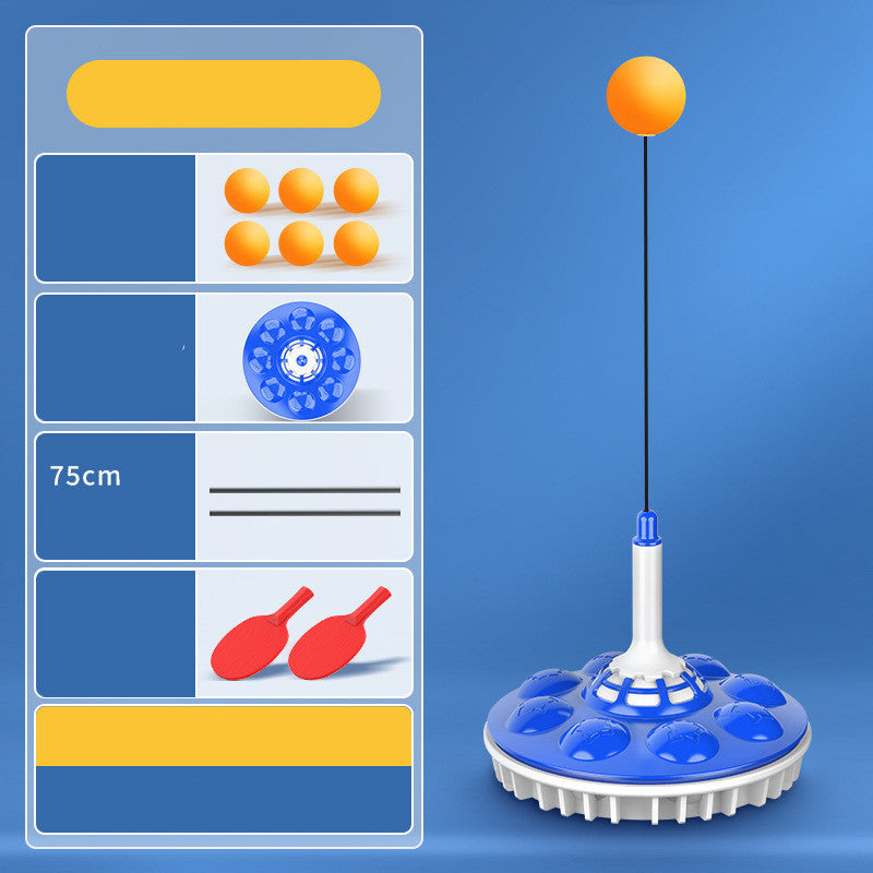 B-READY Household Suction Cup Type Self Training Elastic Flexible Shaft Children Parent Child Ball Training Device