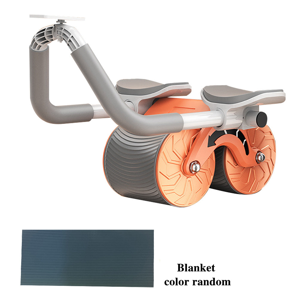 B-READY Gym Hometrainer Male And Female Household 2 In 1 Exercise Belly Wheel Indoor Fitness Sports