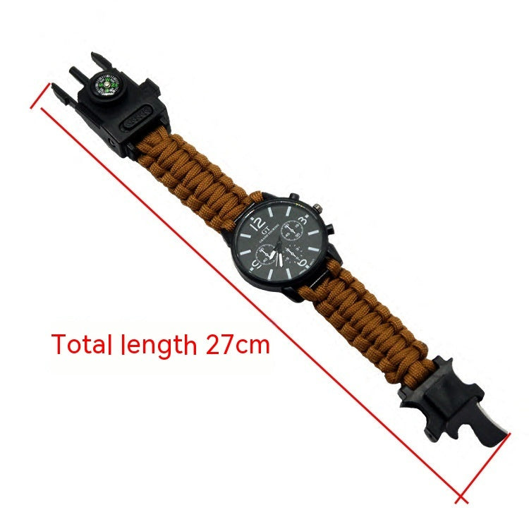 B-READY Multifunctional Survival Led Light Outdoor Waterproof Camping First Aid Parachute Cord Climbing Watch B-PREPARED 2026 Gift Idea