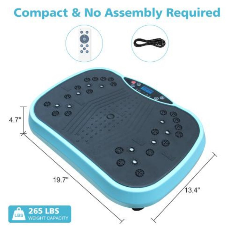 B-READY Vibrationsplatte Fitnessgerät Ganzkörpertraining Vibrierende Fitnessplattform Heimtrainingsgerät zur Gewichtsabnahme und Körperformung