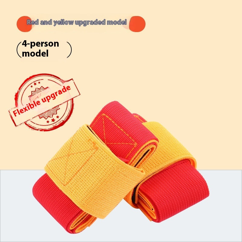 B-READY 4 People Giant Footsteps Children Outdoor Sports Toys Game Training Equipment For Kids Adults Teamwork Games Interactive Toy