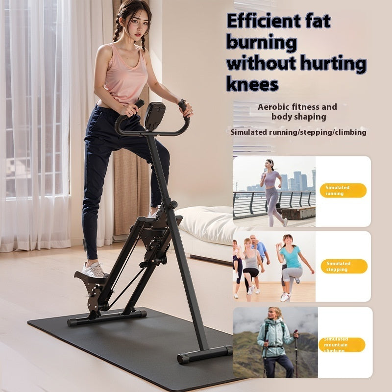 B-READY Multifunctional Climbing Machine Home Folding Mini Stepper Sports Fitness Stairs Glutes Ass Trainer incl. 3 Month Course