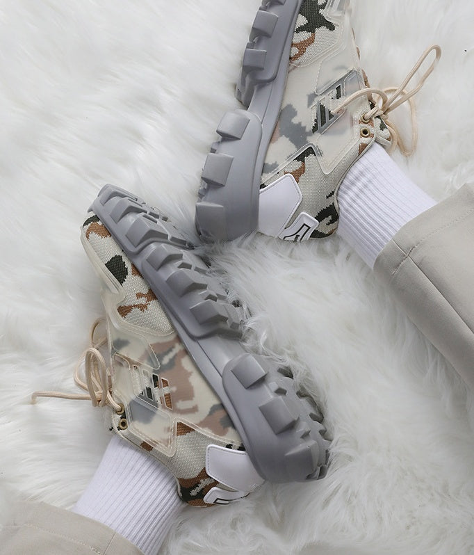 B-READY Paar Unisex-Schuhe mit dicker Sohle, Camouflage, Sport, neues Modell, limitierte Auflage 2026