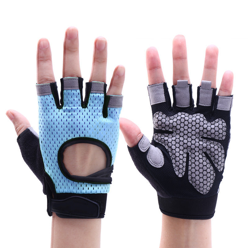 B-READY Gym Fitness Gloves unisex Men And Women Dumbbell Equipment Horizontal Bar Exercise Wristband