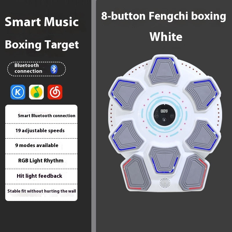 B-READY Smart Boxing Target Bluetooth Music Intelligent Training Boxing Machine Fun for Family and Friends Gift