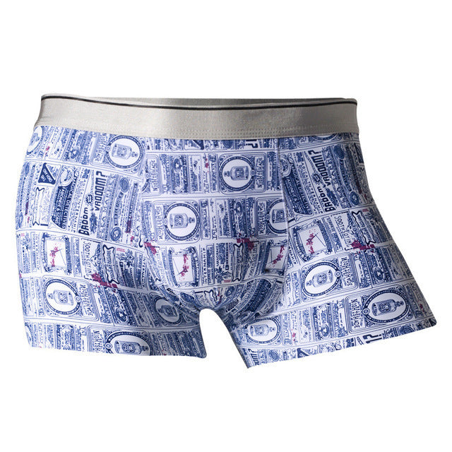 B-READY Underpants Man Ice Silk Men Underwear Boxer Shorts Seamless