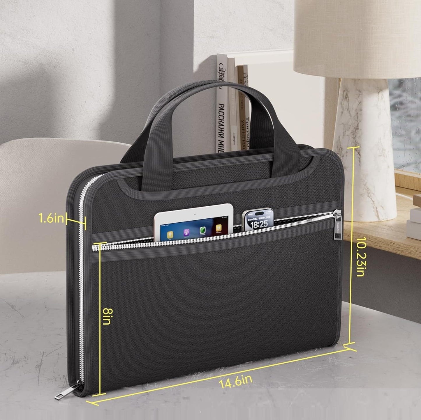 B-READY Fireproof Portable Handle Strap With Expanding File Folder Zipper B-PREPARED 2026