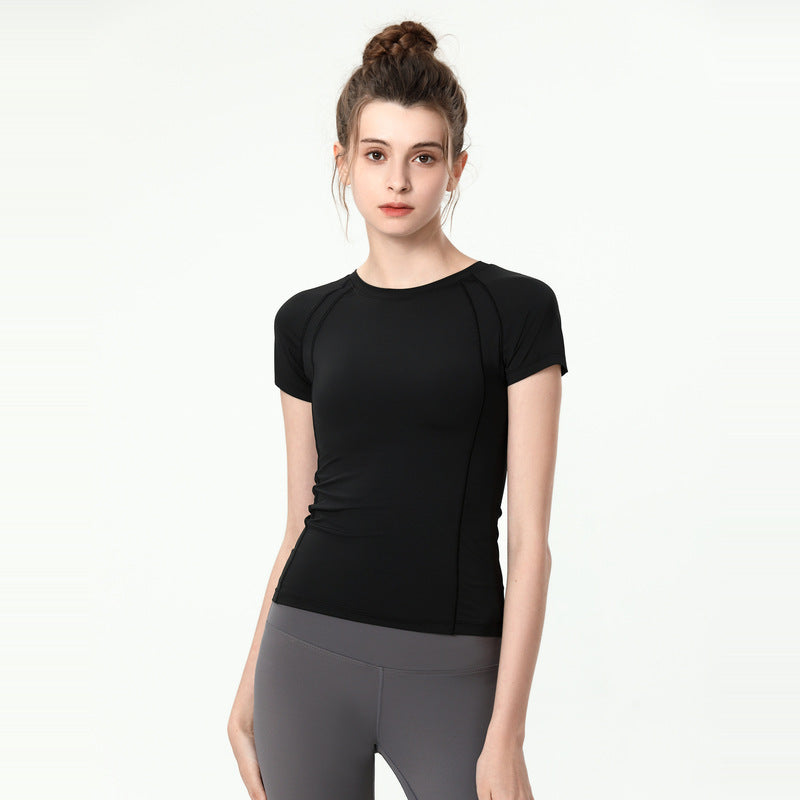 B-READY Women's Fashion Yoga Short Sleeve