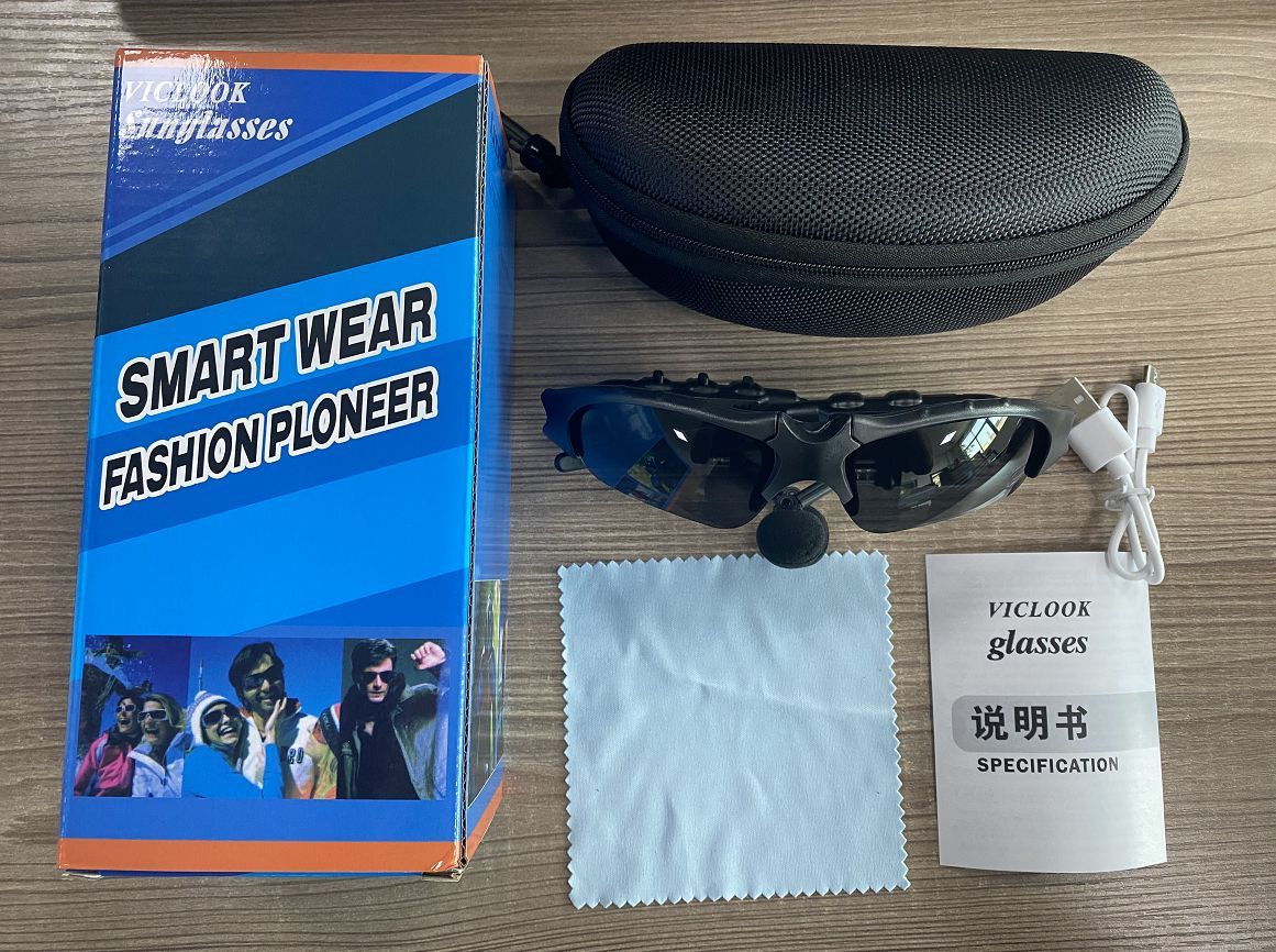 B-READY SMART AI 26 Music Stereo Bluetooth Glasses Bluetooth Phone Wireless Earphones Sport Headphone With Anti UV400 Polarizing Lens For Sport