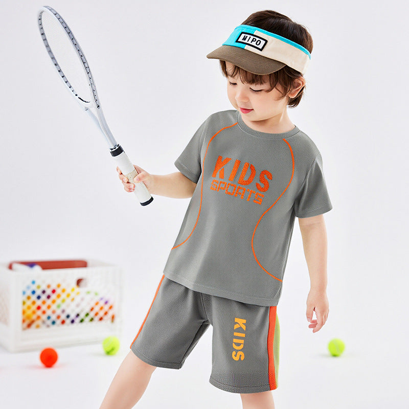 B-READY Children Short-sleeved Uniform Sportswear Set Unisex