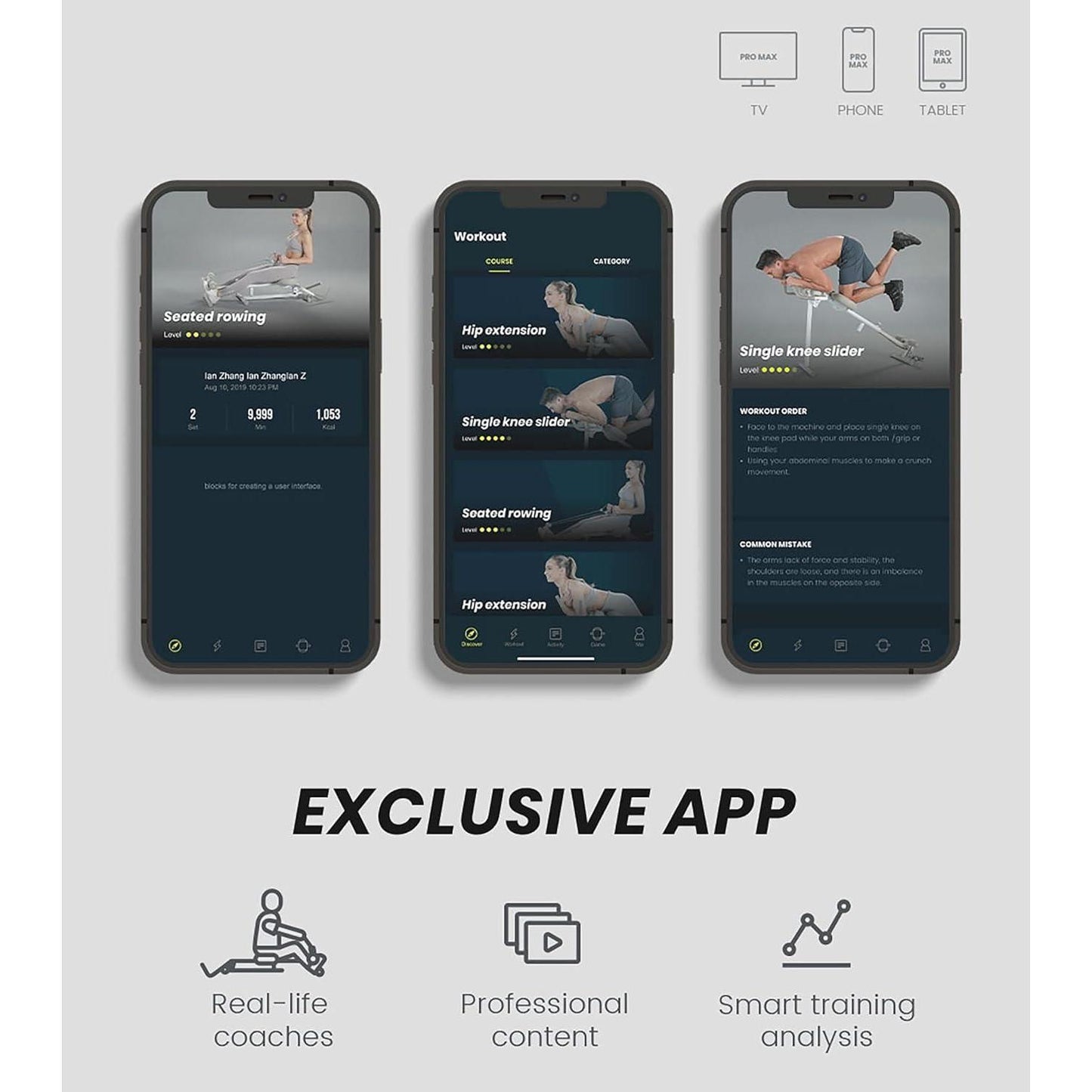 B-READY Pro Max Home Gym 4-in-1 Fitness Equipment Rowing Machine, Leg Press, Abdominal Glide, Roman Chair, Fitness Equipment For Abdominal And Core Strength Training