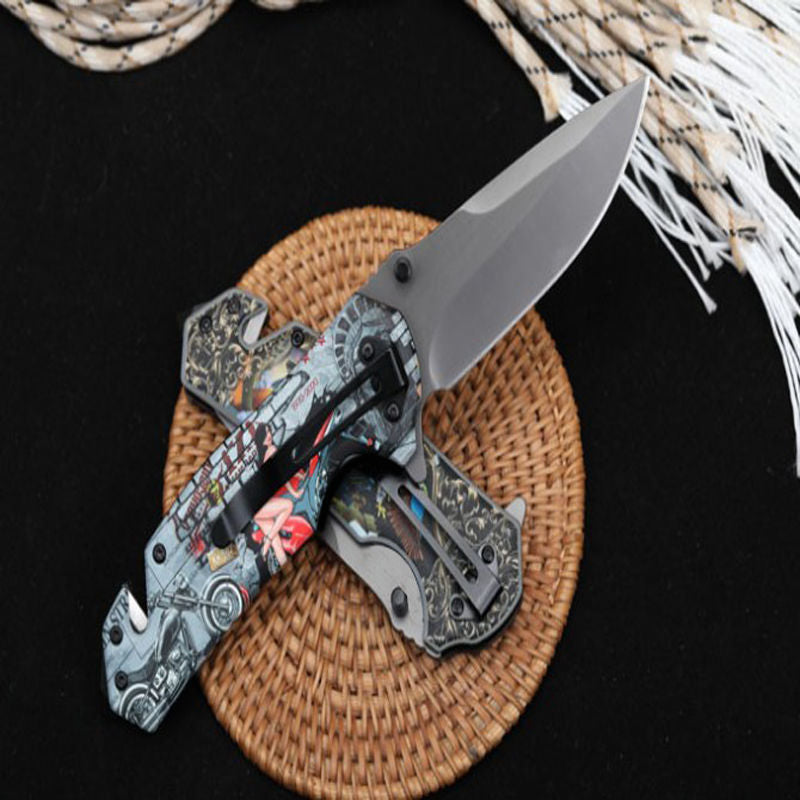 B-READY Protective Knife Multifunctional High Hardness Field Defense Folding Pocket Knife B-PREPARED 2026