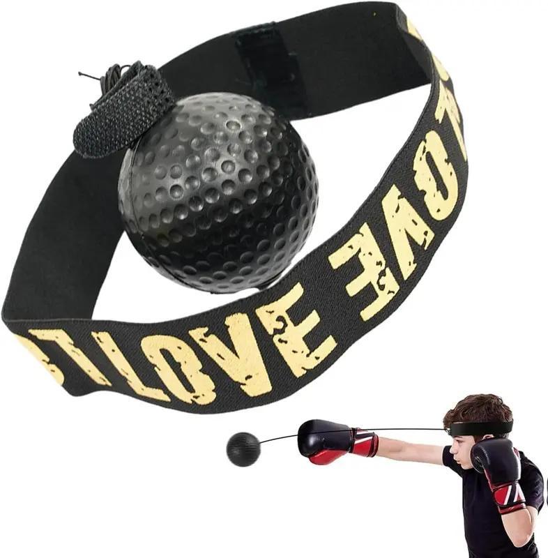 B-READY Boxing Reaction Ball Training Set With Adjustable Headband Improves Hand-Eye Coordination And Punching Accuracy Portable And Durable Suitable For Beginners And Experienced Boxers