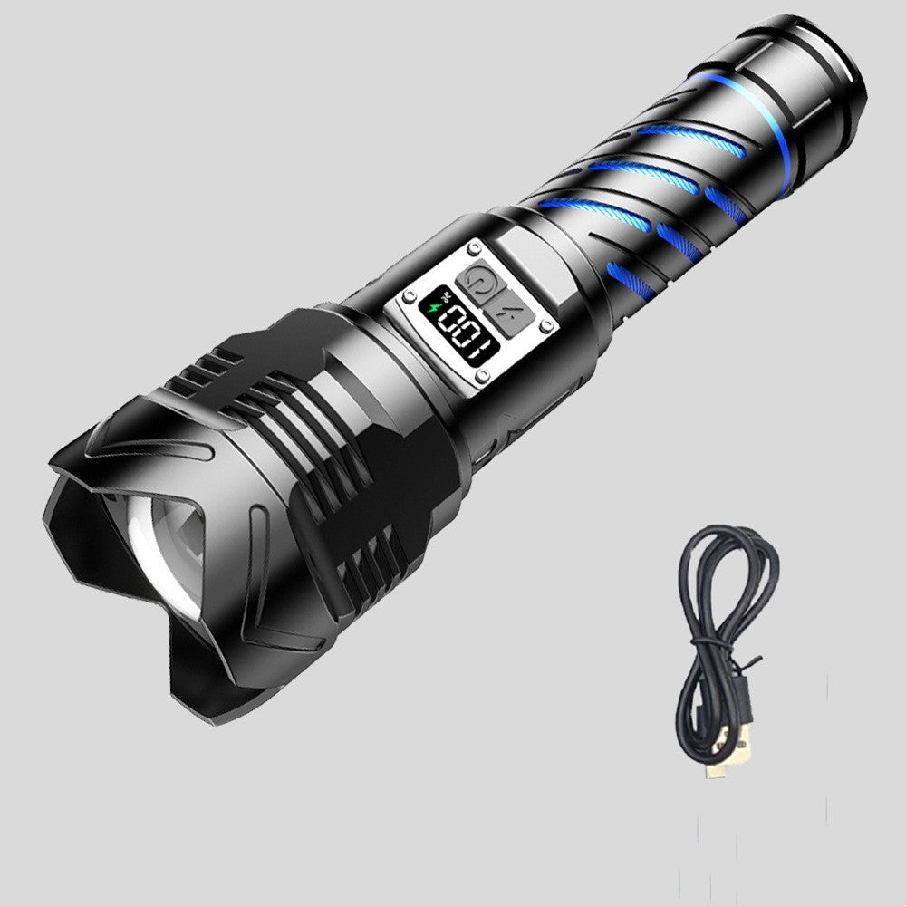 B-READY Self Defense Protection Security Aluminum Alloy Zoom Digital Display Flashlight smart 250000W Electro Shocker B-PREPARED 2026
