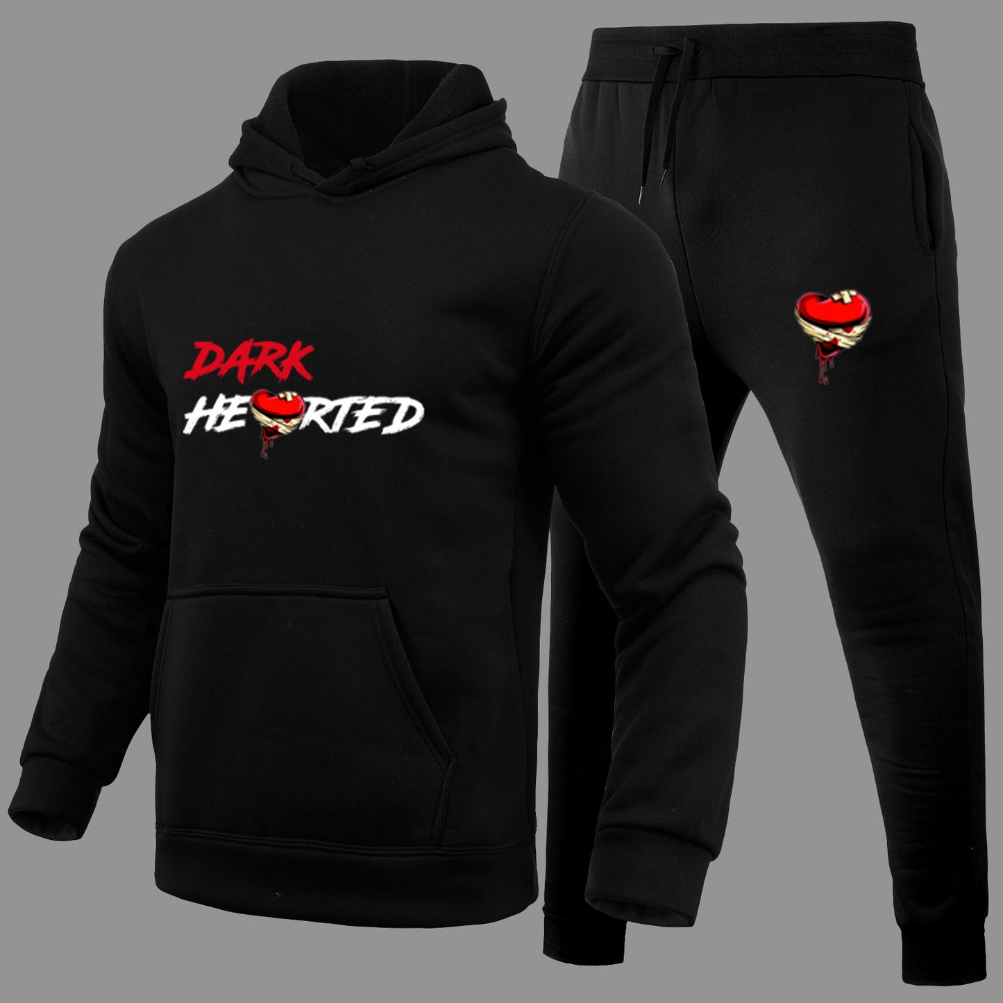 B-READY unisex Gym Sport Fashion Hooded Sportswear Couple Set