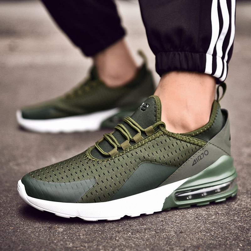 B-READY Gym Running Body Builder Sneakers Plus Size Men's Shoes Air Cushion Shoes Shock-absorbing Mesh Breathable Casual Running Shoes