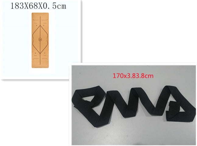 B-READY Cork Yoga Mat Yoga Matte  I LOVE APICHAYA