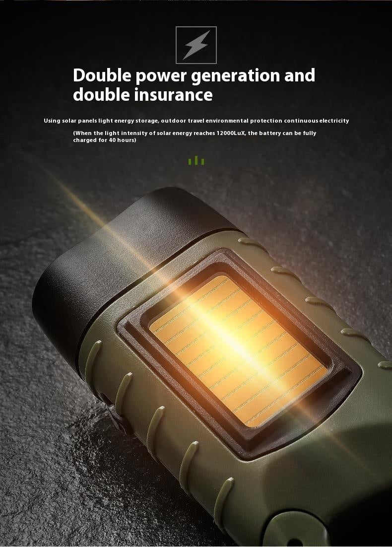 B-READY Hand-cranking Self-generating Small Solar Flashlight B-PREPARED 2026