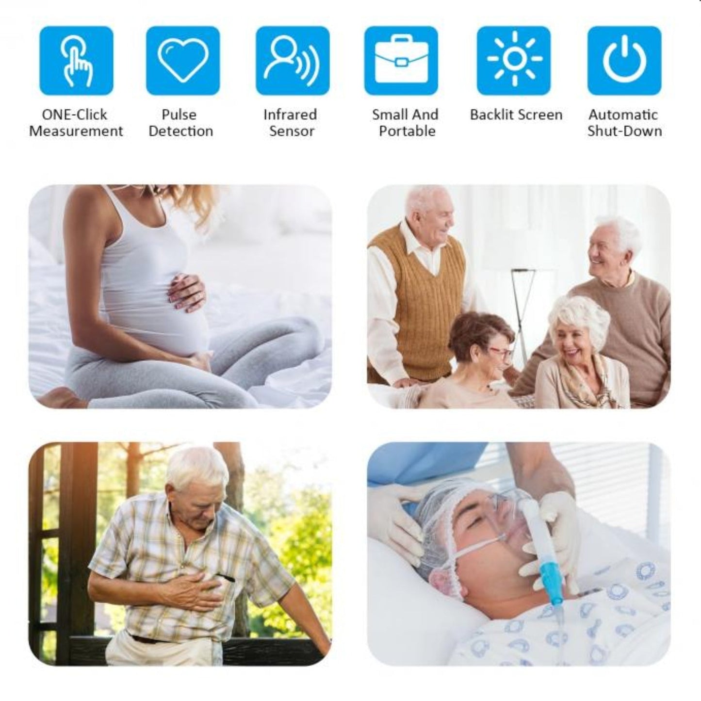 Puls-Fingerspitzenoximeter Blutsauerstoff-SpO2-Monitor