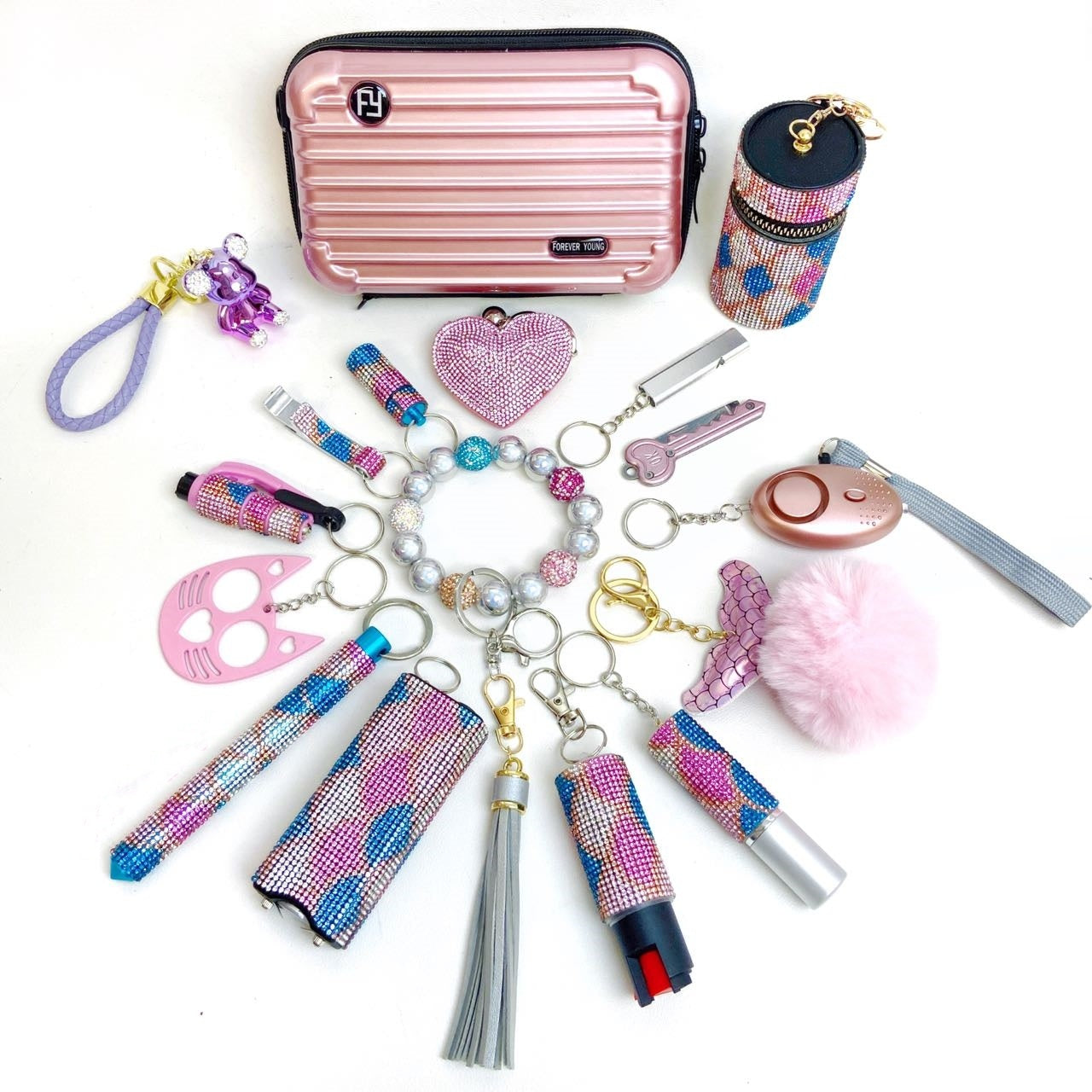 B-READY Kids Children self defence Kit Set  Mermaid Safety Keychain B-PREPARED 2026