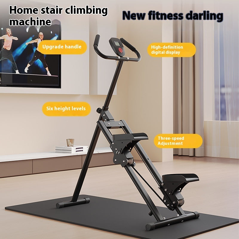 B-READY Multifunctional Climbing Machine Home Folding Mini Stepper Sports Fitness Stairs Glutes Ass Trainer incl. 3 Month Course